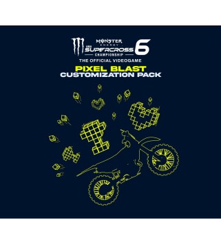 Monster Energy Supercross 6 - Pixel Blast Customization Pack DLC PS4 PlayStation 4 Key EUROPE